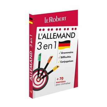 Couverture du livre « 3 EN 1 ; l'allemand » de Silke Zimmermann et Francoise Perichon aux éditions Le Robert