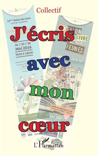 Couverture du livre « J'écris avec mon coeur » de  aux éditions L'harmattan