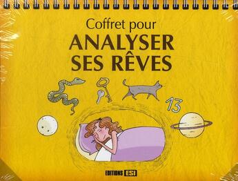 Couverture du livre « Coffret pour analyser ses rêves » de Marie-Helene Laugier aux éditions Editions Esi