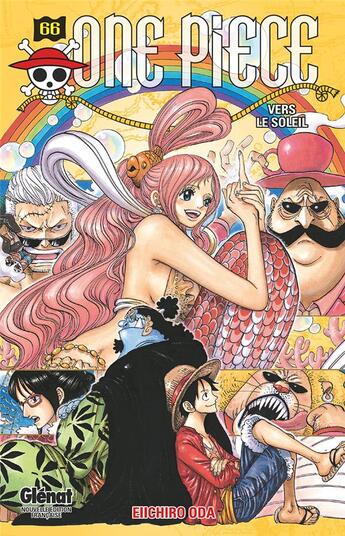 Couverture du livre « One Piece - édition originale Tome 66 : vers le soleil » de Eiichiro Oda aux éditions Glenat