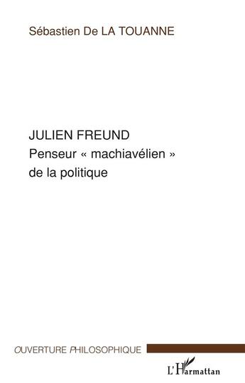 Couverture du livre « Julien freund - penseur 