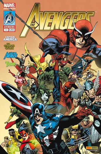 Couverture du livre « Avengers n.3 » de Matt Fraction aux éditions Panini Comics Mag