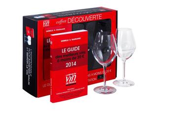 Couverture du livre « Coffret decouverte rvf : guide rouge a moins de 20 euros + 2 verres chef & sommelier » de Gerbelle/Maurange aux éditions Revue Du Vin De France