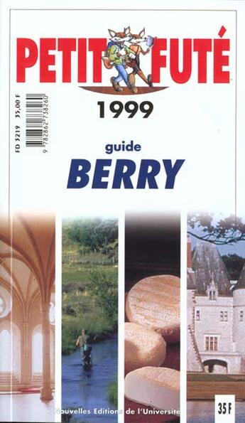 Couverture du livre « Berry 1999, le petit fute » de Collectif Petit Fute aux éditions Le Petit Fute