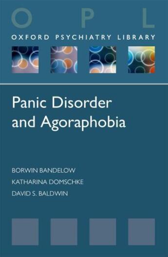 Couverture du livre « Panic Disorder and Agoraphobia » de Baldwin David aux éditions Oup Oxford