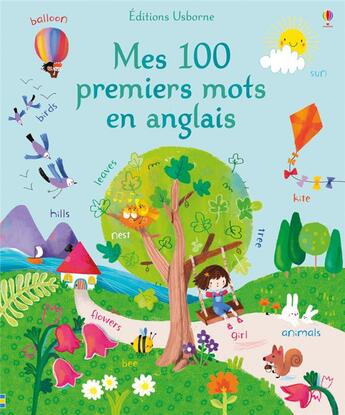 Couverture du livre « Mes 100 premiers mots en anglais » de Brooks/Touliatou aux éditions Usborne