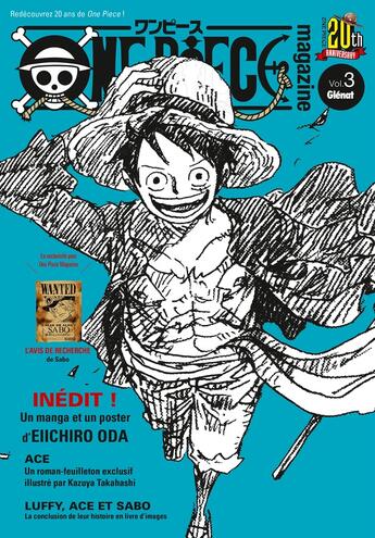 Couverture du livre « One piece magazine N.3 » de One Piece Magazine aux éditions Glenat