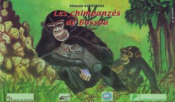 Couverture du livre « Les chimpanzés de Bossou » de Moussa Kourouma aux éditions Ganndal