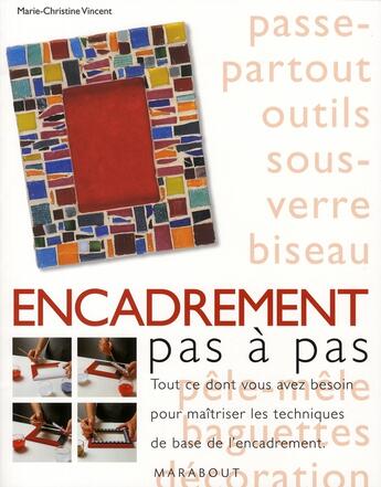 Couverture du livre « Encadrement pas à pas » de  aux éditions Marabout