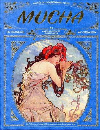 Couverture du livre « Mucha, maître de l'Art nouveau ; carnet de cartes postales » de  aux éditions Reunion Des Musees Nationaux