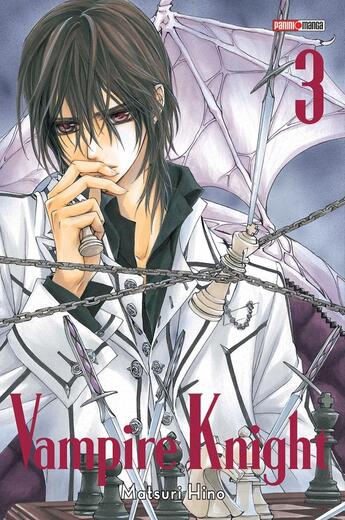 Couverture du livre « Vampire knight - édition double Tome 3 » de Matsuri Hino aux éditions Panini