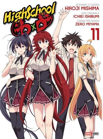 Couverture du livre « High school DxD Tome 11 » de Zero Miyama et Hiroji Mishima et Ichiei Ishibumi aux éditions Panini