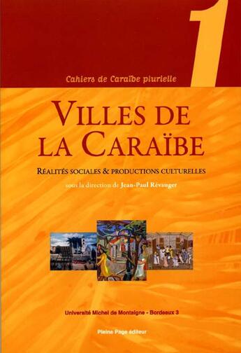 Couverture du livre « Villes de caraibe » de  aux éditions Pleine Page