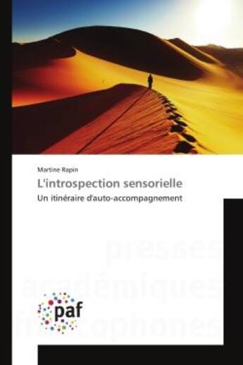 Couverture du livre « L'introspection sensorielle » de Rapin-M aux éditions Presses Academiques Francophones