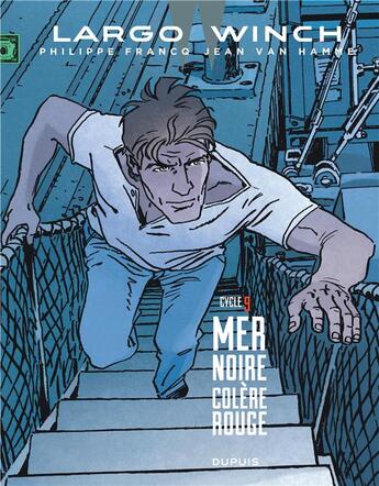 Couverture du livre « Largo Winch : Intégrale vol.9 : Tomes 17 et 18 : mer noire ; colère rouge » de Jean Van Hamme et Philippe Francq aux éditions Dupuis