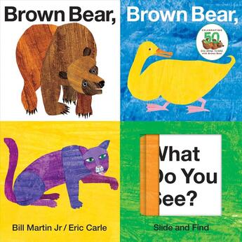 Couverture du livre « Brown bear... with flaps » de Carle aux éditions Pan Macmillan