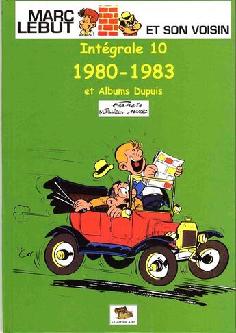 Couverture du livre « Marc Lebut ; intégrale t.10 » de Francis et Tillieux aux éditions Le Coffre A Bd