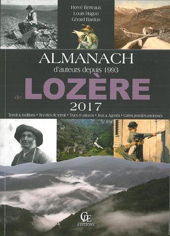 Couverture du livre « Almanach de Lozère (2017) » de Herve Berteaux et Gerard Bardon et Louis Hugon aux éditions Communication Presse Edition