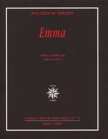 Couverture du livre « Emma » de Boucher De Pert aux éditions Corti