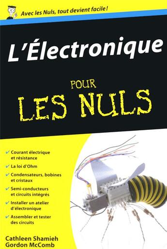 Couverture du livre « L'électronique pour les nuls » de Gordon Mccomb aux éditions First