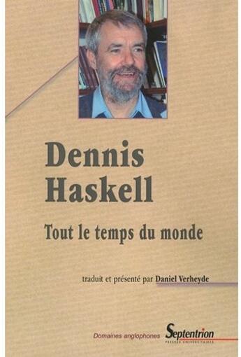 Couverture du livre « Tout le temps du monde » de Dennis Haskell aux éditions Pu Du Septentrion