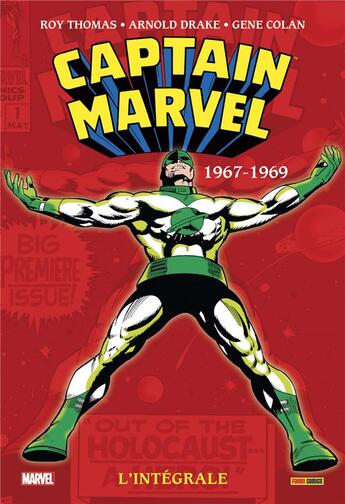 Couverture du livre « Captain Marvel : Intégrale vol.1 : 1967-1969 » de Don Heck et Arnold Drake et Gene Colan et Roy Thomas aux éditions Panini