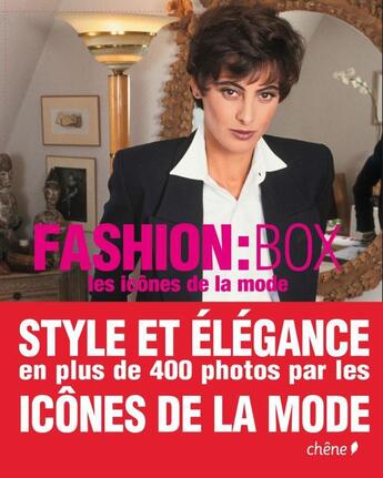 Couverture du livre « Fashion : box ; les icônes de la mode » de  aux éditions Chene