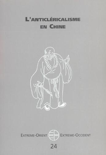 Couverture du livre « Anticléricalisme en Chine » de  aux éditions Pu De Vincennes