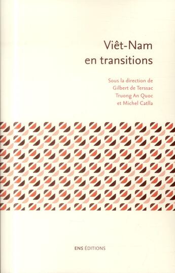 Couverture du livre « Viet-nam en transitions » de Gilbert De Terssac aux éditions Ens Lyon