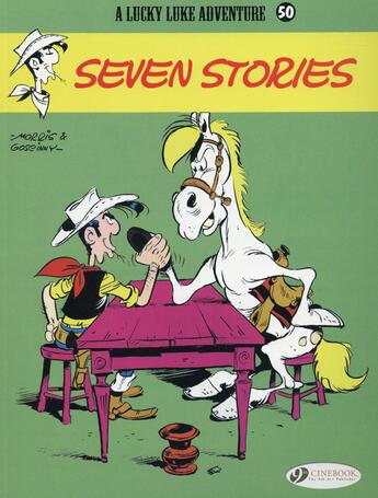 Couverture du livre « Lucky Luke t.50 ; seven stories » de Rene Goscinny et Morris aux éditions Cinebook