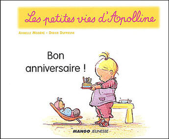 Couverture du livre « Bon anniversaire » de Dufresne/Modere aux éditions Mango