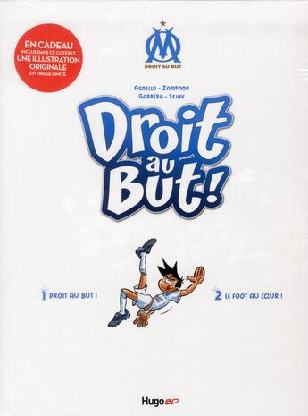 Couverture du livre « Droit au but ! : coffret t.1 et t.2 » de Skiav et Zampano et Jean-Luc Garrera et Agnello Thierry aux éditions Hugo Bd