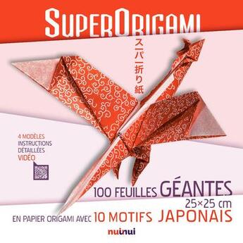 Couverture du livre « Superorigami » de  aux éditions Nuinui