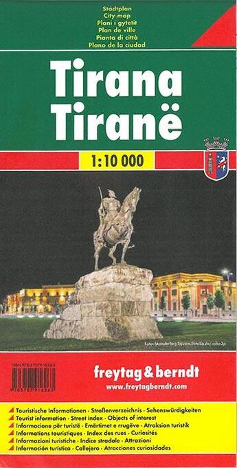 Couverture du livre « Tirana » de  aux éditions Freytag Und Berndt