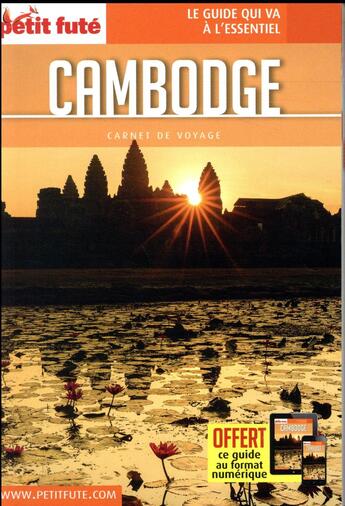 Couverture du livre « GUIDE PETIT FUTE ; CARNETS DE VOYAGE ; Cambodge (édition 2017) » de  aux éditions Le Petit Fute