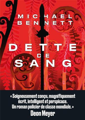 Couverture du livre « Dette de sang » de Michael Bennett aux éditions Les Arenes