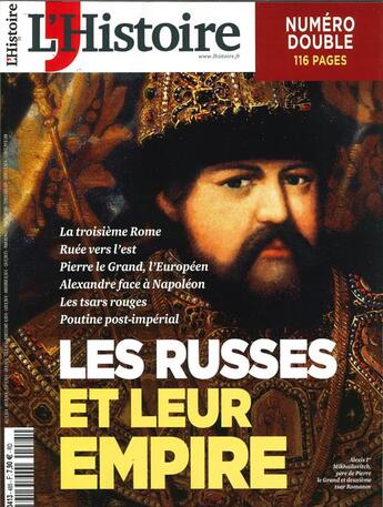 Couverture du livre « L'histoire n 485 : les russes et leur empire, de pierre le grande (1721) a poutine - juillet/aout 20 » de  aux éditions L'histoire