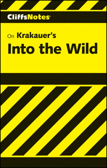 Couverture du livre « CliffsNotes on Krakauer's Into the Wild » de Sexton Adam aux éditions Houghton Mifflin Harcourt