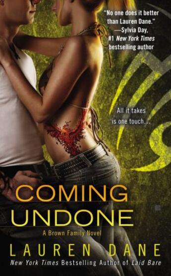 Couverture du livre « Coming Undone » de Dane Lauren aux éditions Penguin Group Us