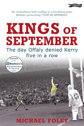 Couverture du livre « Kings of September » de Foley Michael aux éditions The O'brien Press Digital