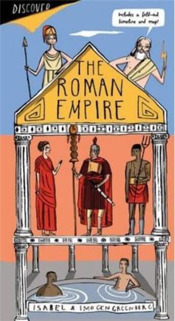 Couverture du livre « Discover the roman empire » de  aux éditions Frances Lincoln