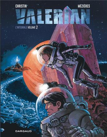 Couverture du livre « Valérian : Intégrale vol.2 : Tomes 3 à 5 » de Pierre Christin et Jean-Claude Mézières aux éditions Dargaud