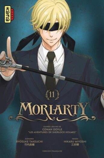 Couverture du livre « Moriarty Tome 11 » de Ryosuke Takeuchi et Hikaru Miyoshi aux éditions Kana
