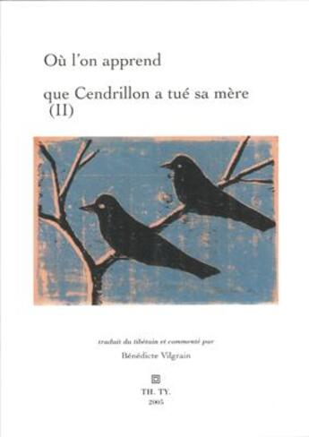 Couverture du livre « Où l'on apprend que Cendrillon a tué sa mère » de  aux éditions Theatre Typographique