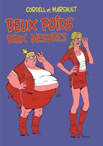 Couverture du livre « Deux poids deux mesures » de Cordell et Marsault aux éditions Le Moule A Gaufres