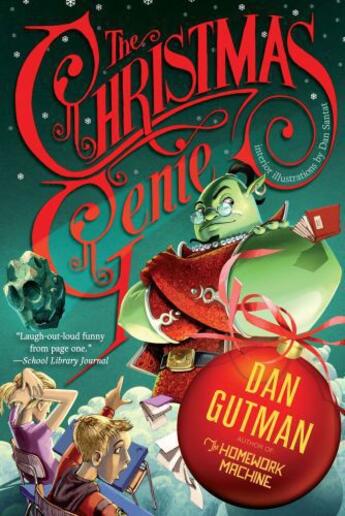 Couverture du livre « The Christmas Genie » de Dan Gutman aux éditions Simon & Schuster Books For Young Readers