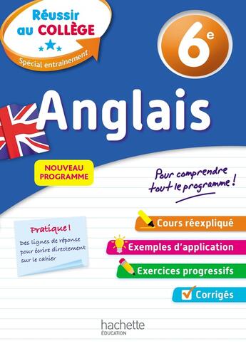 Couverture du livre « Reussir au college anglais 6e » de Andre Michoux aux éditions Hachette Education