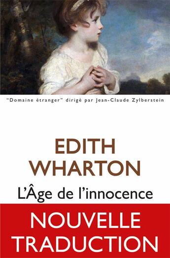 Couverture du livre « L'âge de l innocence » de Edith Wharton aux éditions Belles Lettres
