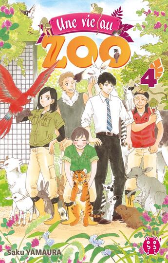 Couverture du livre « Une vie au zoo Tome 4 » de Saku Yamaura aux éditions Nobi Nobi