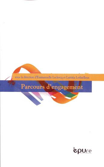 Couverture du livre « Parcours d'engagement » de Emmanuelle Leclercq aux éditions Pu De Reims